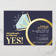 婚約パーティダイヤモンド金ゴールドリンググラフィック写真