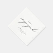 婚約パーティナプキン スタンダードカクテルナプキン (角)