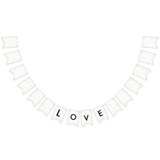 婚約パーティバナー バンティングフラッグ (全)