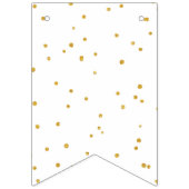 婚約パーティバナー バンティングフラッグ (第1の旗)