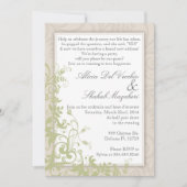 婚約パーティビンテエレガントージウエディング招待状 招待状 (正面)