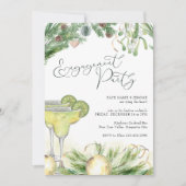 婚約パーティマルガリータとミスタントーの写真 招待状 (正面)