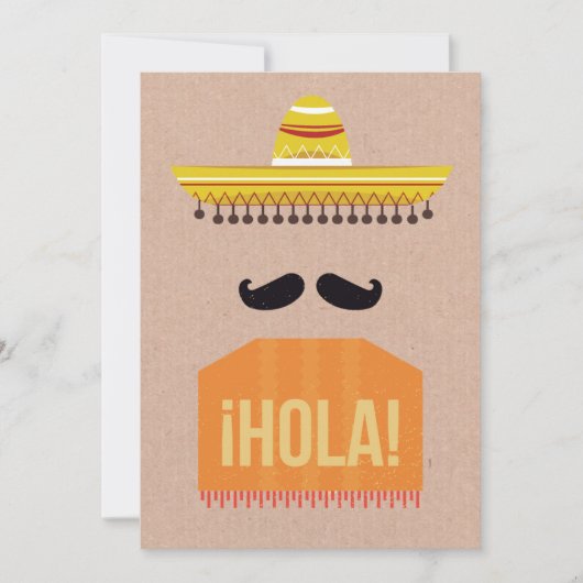 婚約パーティメキシコフィエスタ招待状 招待状 (正面)