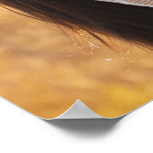 婚約パーティモダンフォトウェルカムポスター ポスター (角)