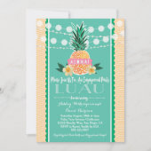 婚約パーティルアウ（ハワイ式宴会）ハワイアン招待状 招待状 (正面)