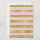 婚約パーティー招待状, 擬似グリッター＆ホイル 招待状 (裏面)