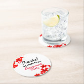 婚約パーティー ラウンドペーパーコースター (インサイチュ)