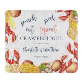 婚約パーティー 家族 カニの煮込みパーティー カッティングボード (正面)