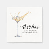 婚約パーティ夫人 スタンダードカクテルナプキン (正面)