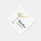 婚約パーティ夫人 スタンダードカクテルナプキン (角)