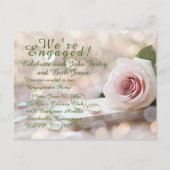 婚約パーティ招待状はがき インビテーションポストカード (正面)