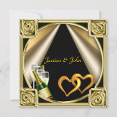 婚約パーティ招待状カード 招待状 (正面)