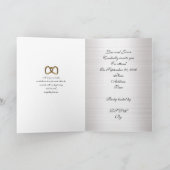 婚約パーティ招待状カード 招待状 (内部)