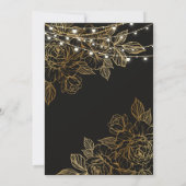 婚約パーティ招待状フラットカード 招待状 (裏面)