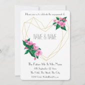 婚約パーティ招待状1930刺激を受けた年代 招待状 (正面)