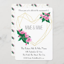 婚約パーティ招待状1930刺激を受けた年代 招待状