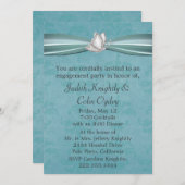 婚約パーティ招待状 招待状 (正面/裏面)