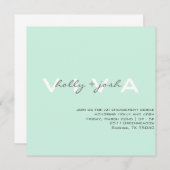 婚約パーティ招待状 招待状 (正面/裏面)