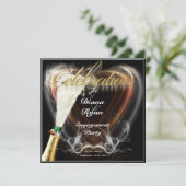 婚約パーティ招待状 招待状 (スタンド正面)