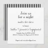 婚約パーティ招待状 招待状 (正面/裏面)