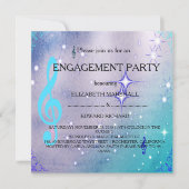 婚約パーティ招待状 招待状 (正面)