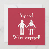 婚約パーティ招待状© 2012 M. Martz 招待状 (正面)