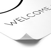 婚約パーティ歓迎サイン ポスター (角)