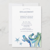 婚約パーティ航海の招待状ブルータコ 招待状 (正面)