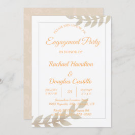 婚約パーティ黄金フローラ 招待状