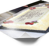 婚約パーティ：ケーキ！ フォトプリント            (角)