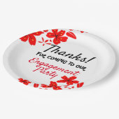 婚約パーティ ペーパープレート (アングル)