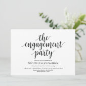 婚約パーティ、婚約パーティ招待状 招待状 (スタンド正面)
