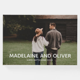 婚約フォトエレガントシンプルKeepsake ゲストブック