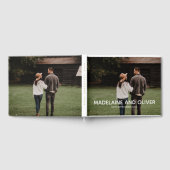 婚約フォトエレガントシンプルKeepsake ゲストブック (全面)