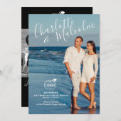 婚約フォトカード セーブザデート (正面/裏面)