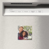 婚約フォトシンプル記念 マグネット (インサイチュ (食洗機))