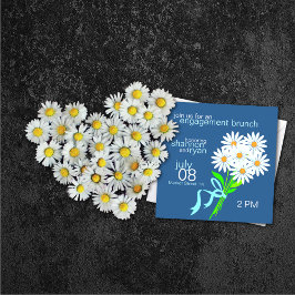 婚約ブランチ招待状{青} 招待状