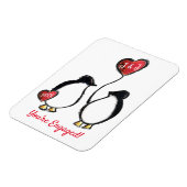 婚約ペンギンのギフト磁石 マグネット (左側)