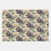 婚約リングのラッピング紙シート ラッピングペーパーシート (正面3)