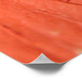 婚約リングや輪オンオータムリーフ ポスター (角)