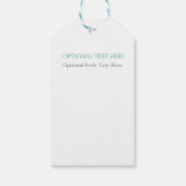 婚約リングや輪ティファニーカスタム ギフトタグ (裏面)