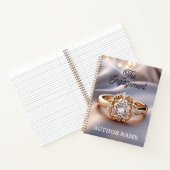婚約リングや輪ブックカバーインスピレーションノート ノートブック (内部)