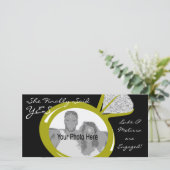 婚約リングや輪写真 案内状 (スタンド正面)