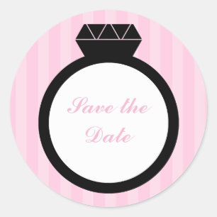 婚約リングや輪結婚シール ラウンドシール