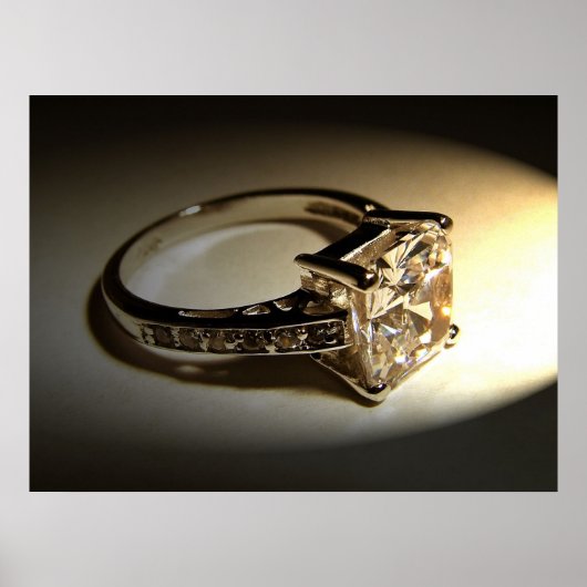 婚約リングや輪 ポスター (正面)