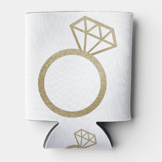 婚約リングや輪 缶クーラー (正面)