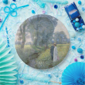 婚約中のカップル(結婚と婚姻) ペーパープレート (パーティー)