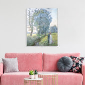 婚約中のカップル（結婚と婚姻） （婚約） キャンバスプリント (インサイチュ (リビング))