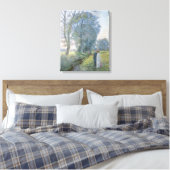 婚約中のカップル（結婚と婚姻） （婚約） キャンバスプリント (インサイチュ (寝室))