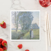 婚約中のカップル（結婚と婚姻） （婚約） スタンダードランチョンナプキン (インサイチュ)